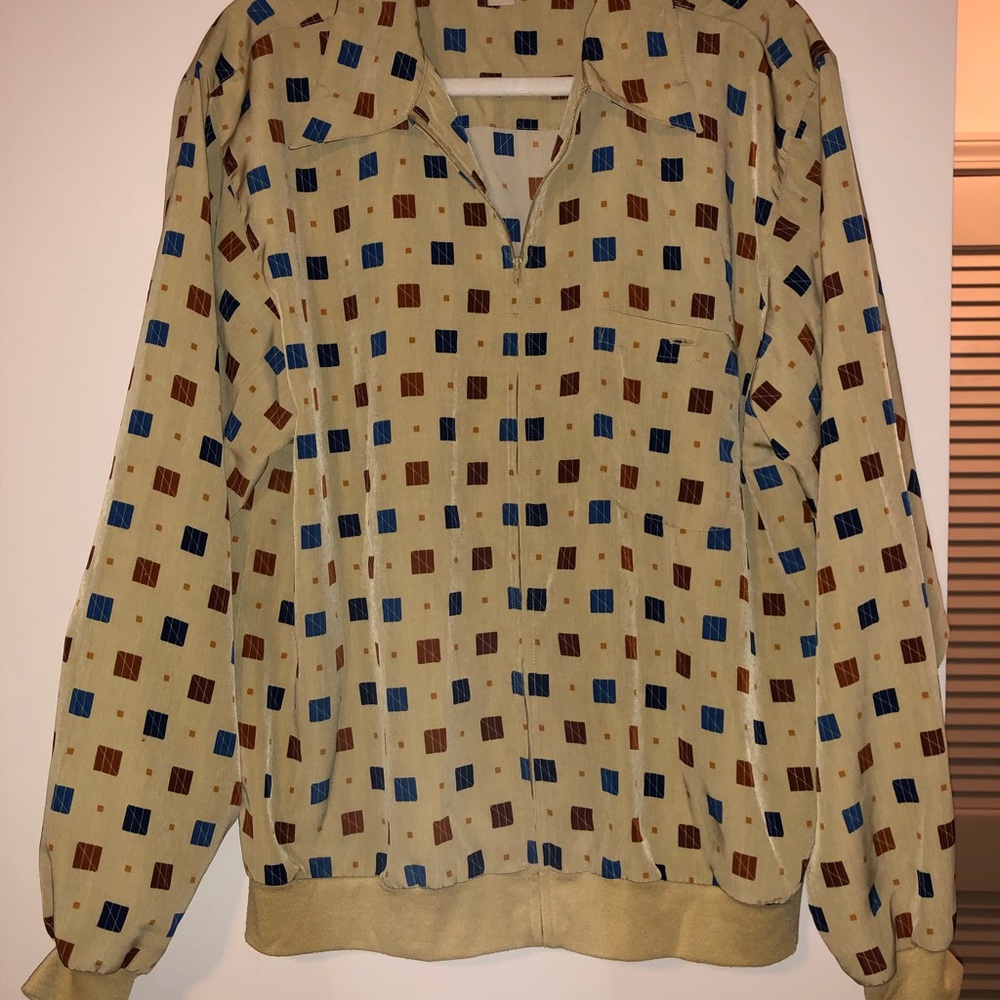 Retro patterned jacket UNISEX